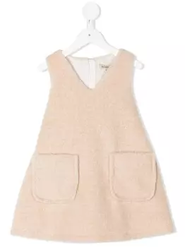 Hucklebones London сарафан Teddy Bear, коричневый