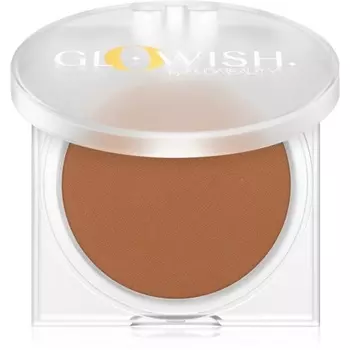 Huda Beauty Glo Wish Luminous cipria - Матовый финиш, Глубокий загар, 10 г