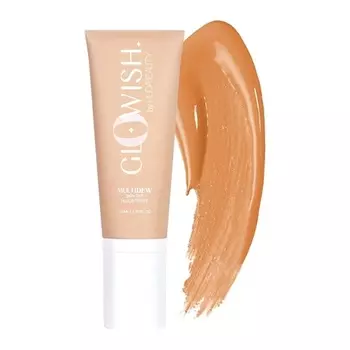 HUDA BEAUTY GloWish Multidew Vegan Skin Tint Foundation 04 Светлый средний