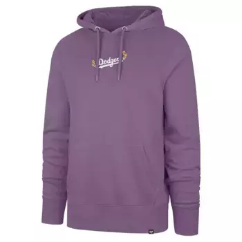 Худи 47 MLB Los Angeles Dodgers Backer Drop Shoulder, фиолетовый