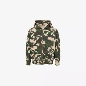 Худи A Bathing Ape с двумя прорезными карманами, зеленый