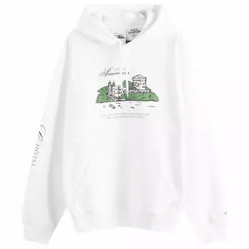 Худи A.P.C. X Jjjjound Hotel Souvenirs Hoodie, белый