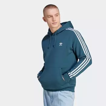 худи adicolor с 3 полосками adidas Originals, цвет arctic night