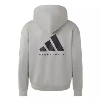 Худи adidas Basketball Sueded Hoodie 'Sesame', бежевый