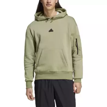 Худи adidas City Escape Fleece, зеленый