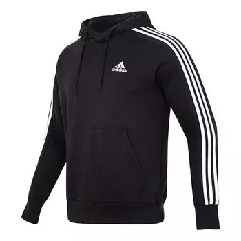 Худи Adidas Essentials French Terry 3-Stripes IC0435, черный