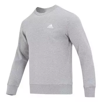 Худи adidas French Terry Sweatshirt 'Grey White', серый