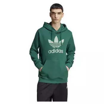 Худи adidas Originals Adicolor Classics Trefoil, зеленый