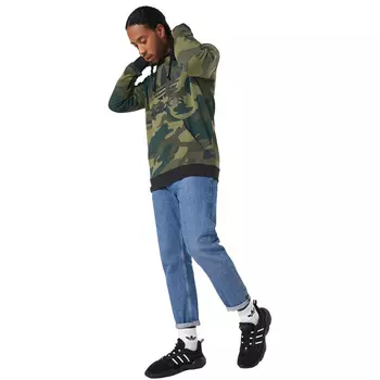 Худи Adidas Originals Camo, зеленый/мультиколор