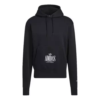 Худи Adidas originals Embroidered Logo Sports Black H32327, черный