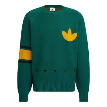 Худи Adidas originals Logo HS7295, зеленый