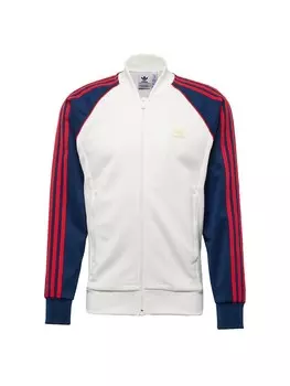Худи ADIDAS ORIGINALS Zip-Up Hoodie Adicolor Classics SST, белый