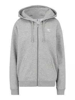 Худи ADIDAS ORIGINALS Zip-Up Hoodie Essential, серый