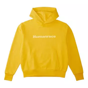 Худи adidas x Pharrell Humanrace Logo Hoodie 'Yellow', золотой
