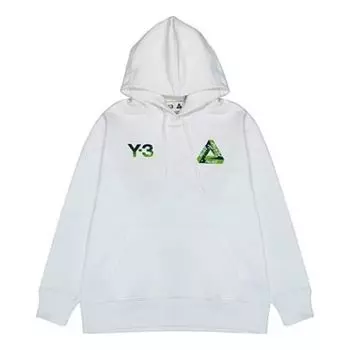 Худи adidas Y-3 x PALACE Logo Hoodie 'White', белый