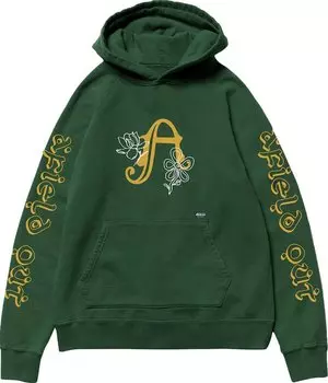 Худи Afield Out Pollen Hoodie 'Pine Green', зеленый
