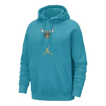 Худи Air Jordan Charlotte Hornets Club Fleece City Edition NBA Pullover Hoodie 'Teal'