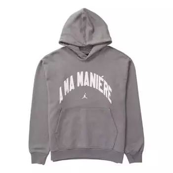 Худи Air Jordan x A Ma Maniere Hoodie Asia Sizing 'Flat Pewter', серый