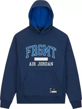 Худи Air Jordan x Fragment Pullover Hoodie 'Navy/Sport Royal/White', синий