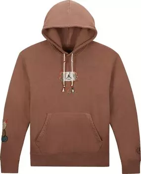 Худи Air Jordan x Travis Scott Hoodie 'Archaeo Brown', коричневый