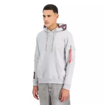 Худи Alpha Industries Alpha, серый
