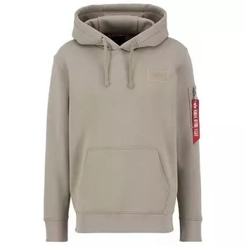 Худи Alpha Industries Back Print, бежевый