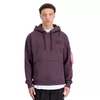 Худи Alpha Industries Back Print, фиолетовый