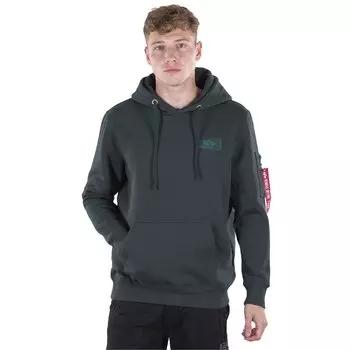 Худи Alpha Industries Back Print, синий