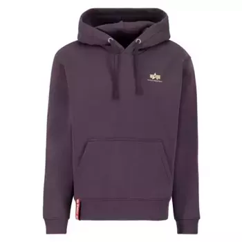 Худи Alpha Industries Basic Small Logo, фиолетовый
