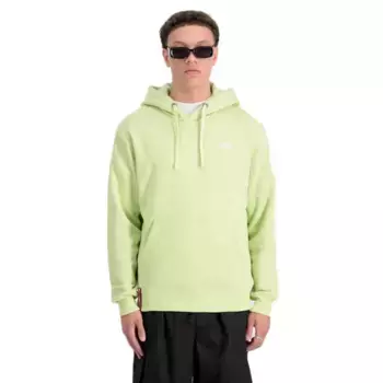 Худи Alpha Industries Basic Small Logo, зеленый