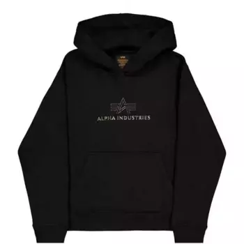 Худи Alpha Industries Basic TPU, черный