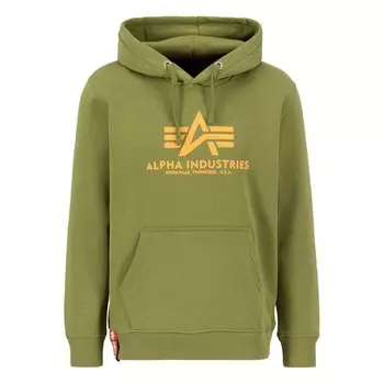 Худи Alpha Industries Basic, зеленый