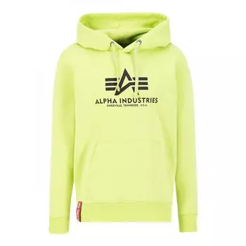 Худи Alpha Industries Basic, зеленый