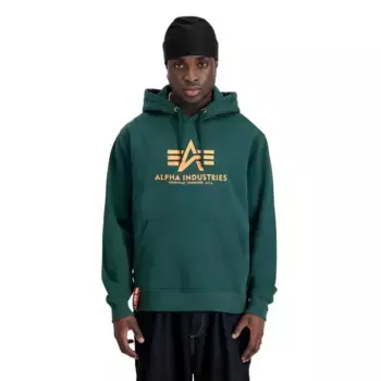 Худи Alpha Industries Basic, зеленый