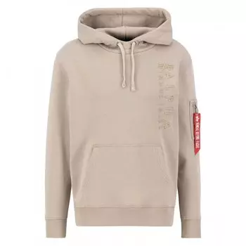 Худи Alpha Industries Emb, бежевый