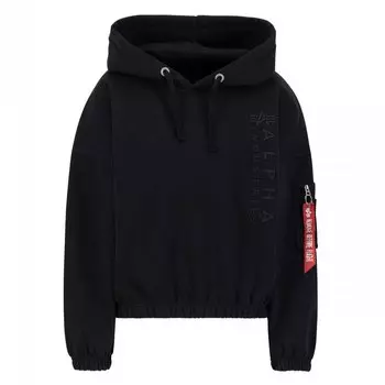 Худи Alpha Industries Emb Os, черный