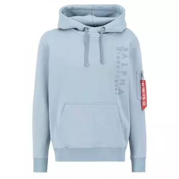 Худи Alpha Industries Emb, серый