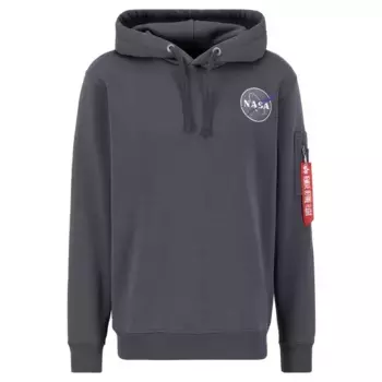 Худи Alpha Industries Nasa Orbit, серый