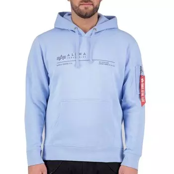 Худи Alpha Industries Reflective, синий