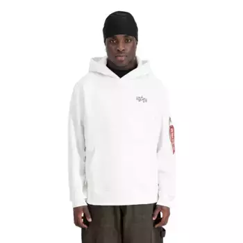 Худи Alpha Industries Signature Bp, белый