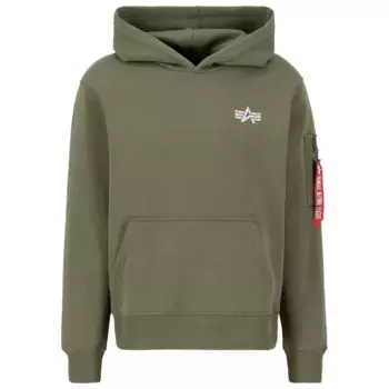 Худи Alpha Industries Signature Bp, зеленый