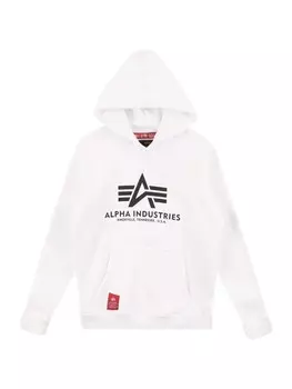 Худи ALPHA INDUSTRIES Sweatshirt, белый