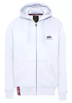 Худи ALPHA INDUSTRIES Zip-Up Hoodie, белый