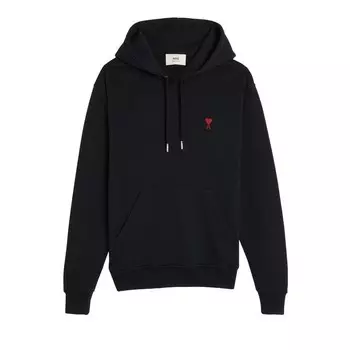 Худи Ami Classic Hoodie Black, черный