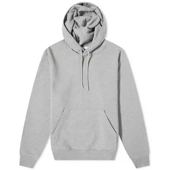 Худи Ami Paris Tonal Heart Hoodie, цвет Heather Grey