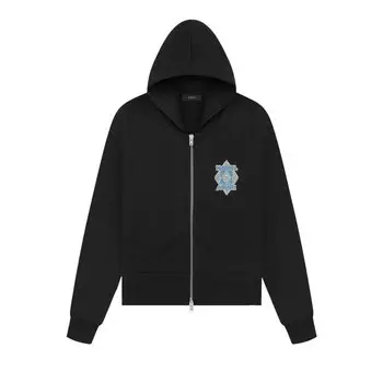 Худи Amiri Hotel Zip Hoodie, черный