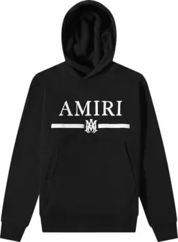 Худи Amiri Ma Bar Embroidery Hoodie 'Black', черный