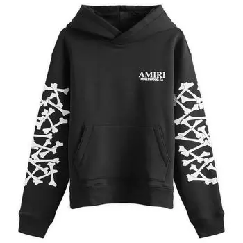 Худи Amiri Stacked Bones Hoodie, черный