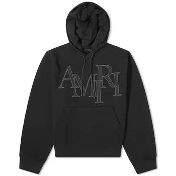Худи Amiri Staggered Logo, черный