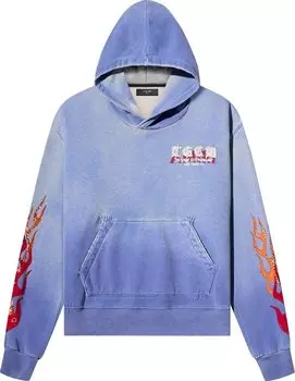 Худи Amiri T.G.C.W. Flames Hoodie 'Blue', синий